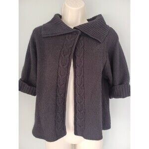 Black Cashmere  Shrug- S-M- One Girl Who brand